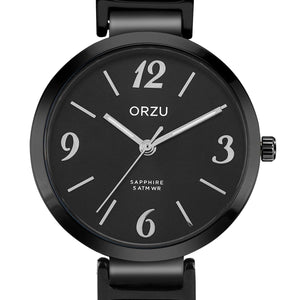 Orzu Watches - ORZU Analog Black Dial Women's Watch