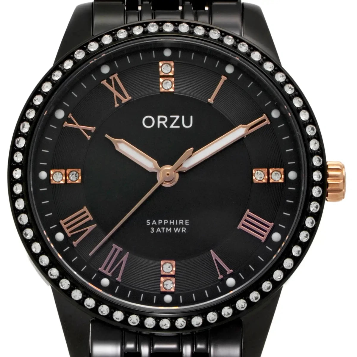 Orzu Watches - ORZU Analog Black Dial Women's Watch