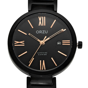 Orzu Watches - ORZU Analog Black Dial Women's Watch