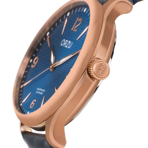 Orzu Watches - ORZU Analog Blue Dial Men's Watch