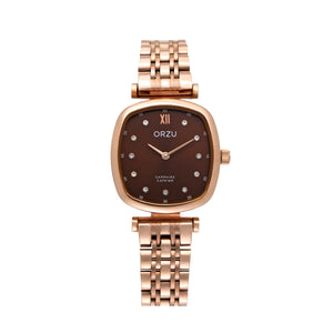 Orzu Watches - ORZU Analog Brown Dial Women's Watch