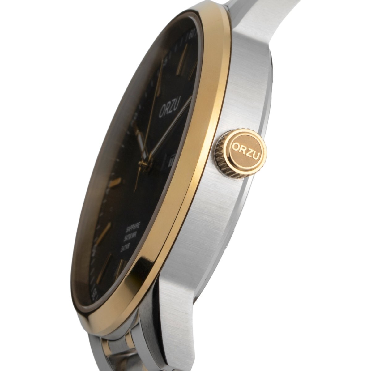 Orzu Watches - ORZU Analog Day Date Black Dial Men's Watch