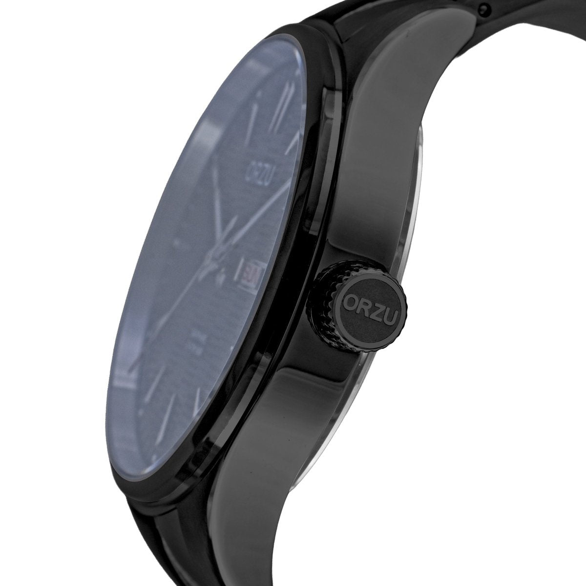 Orzu Watches - ORZU Analog Day Date Black Dial Men's Watch