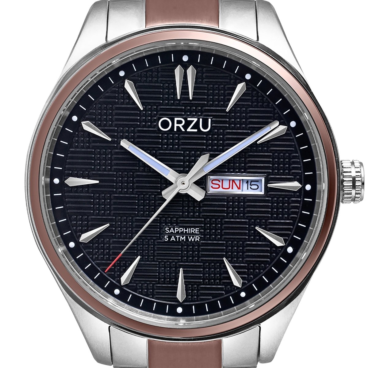 Orzu Watches - ORZU Analog Day Date Black Dial Men's Watch