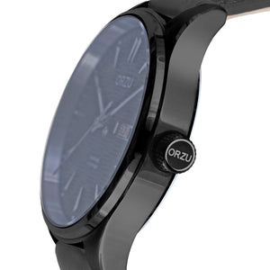 Orzu Watches - ORZU Analog Day Date Black Dial Men's Watch
