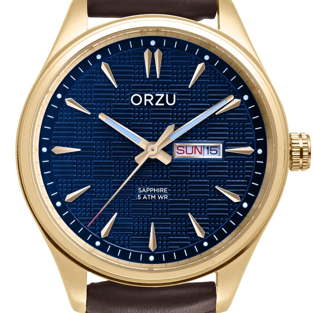 Orzu Watches - ORZU Analog Day Date Blue Dial Men's Watch