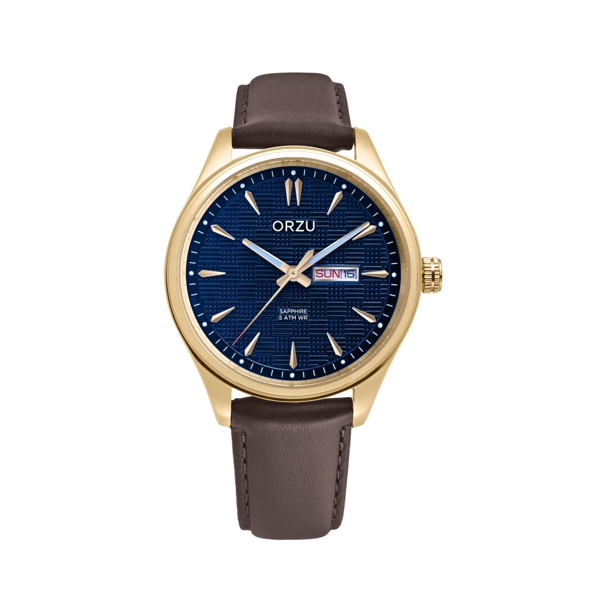 Orzu Watches - ORZU Analog Day Date Blue Dial Men's Watch