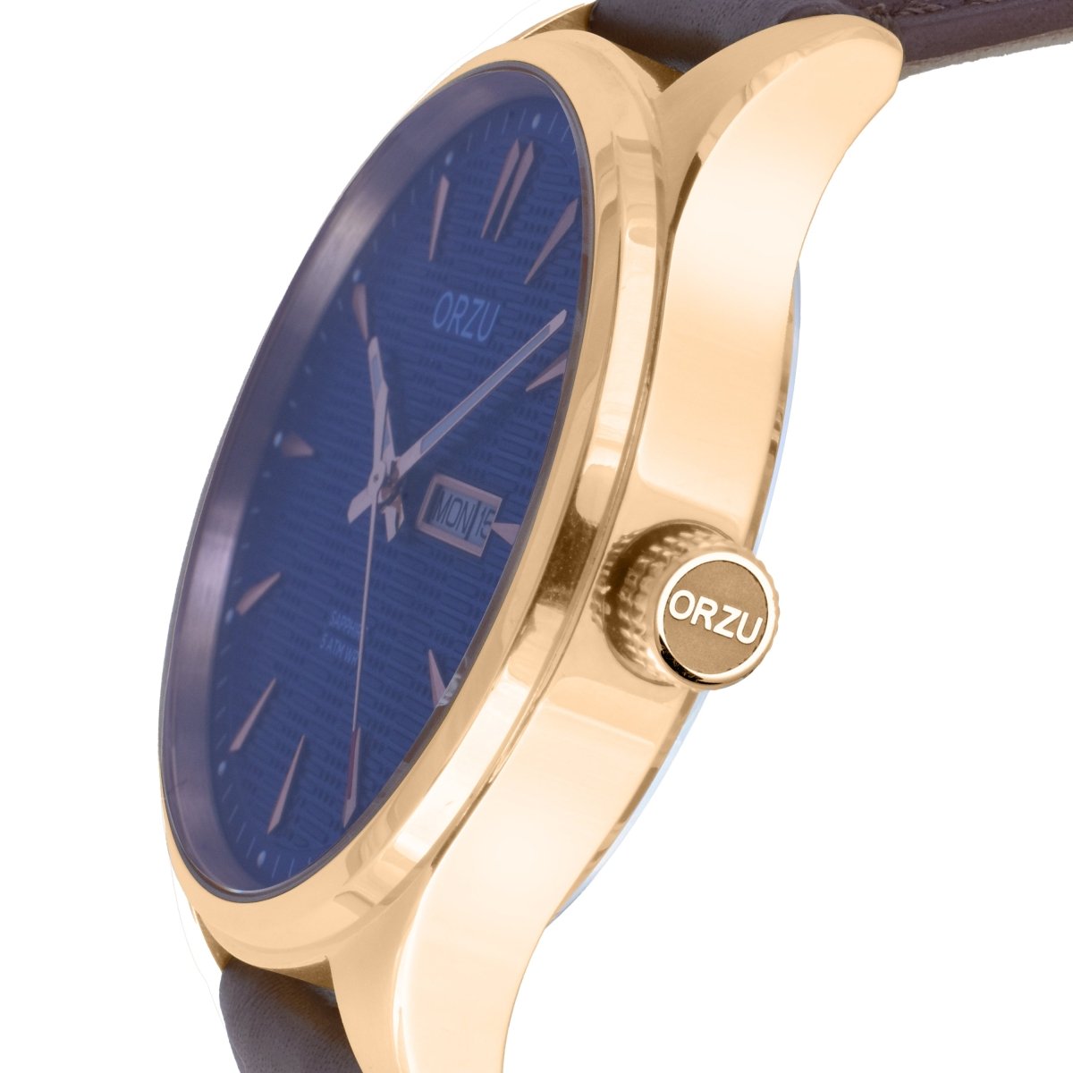 Orzu Watches - ORZU Analog Day Date Blue Dial Men's Watch