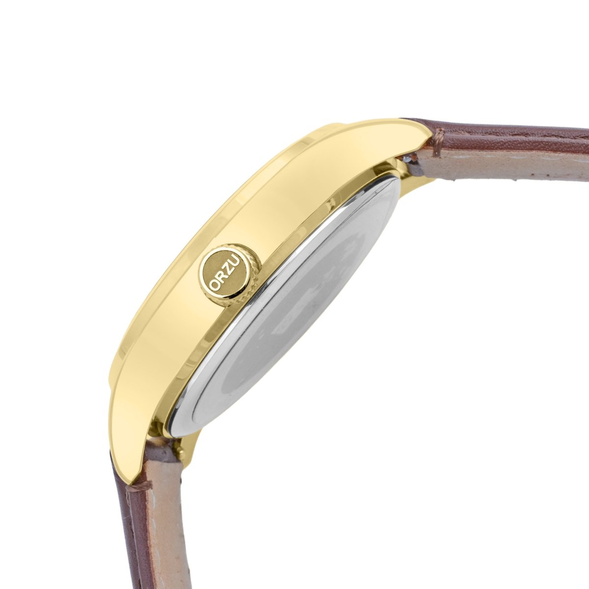 Orzu Watches - ORZU Analog Day Date Silver Dial Men's Watch
