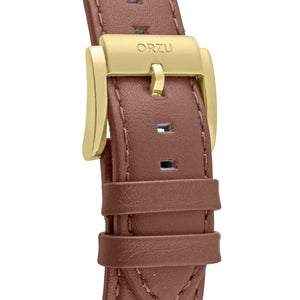 Orzu Watches - ORZU Analog Day Date Silver Dial Men's Watch