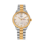 ORZU Analog Day Date White Dial Men's Watch
