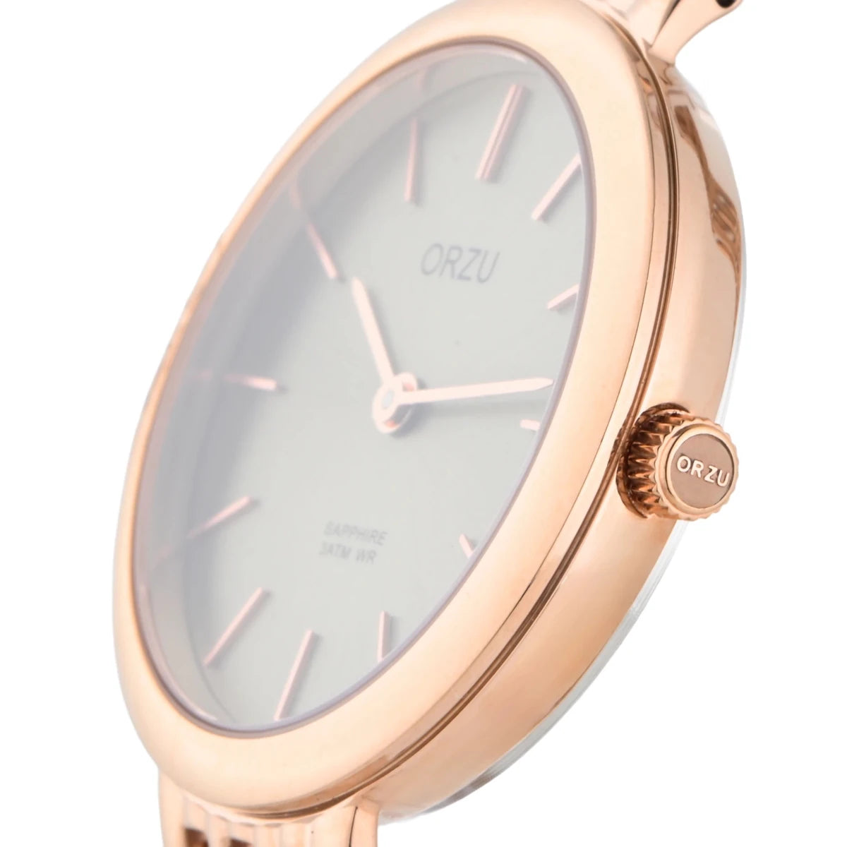 Orzu Watches - ORZU Analog Grey Round Dial Women's Watch