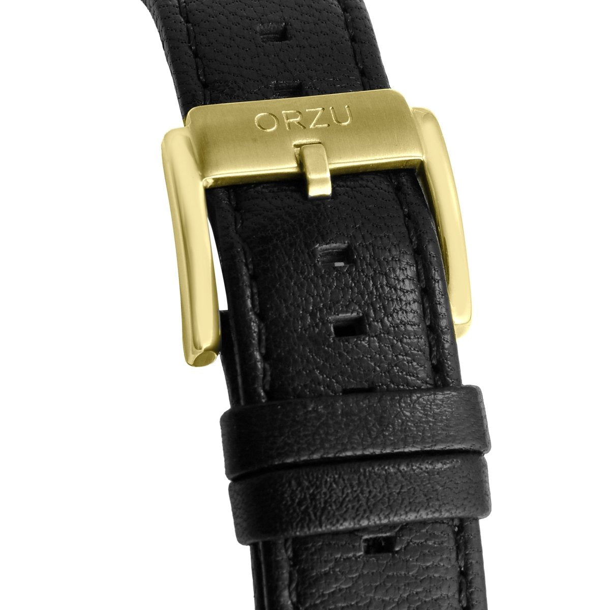 Orzu Watches - ORZU Analog Off Set Black Dial Men's Watch