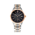 Orzu Watches - ORZU Analog Off Set Black Dial Men's Watch