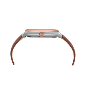 Orzu Watches - ORZU Analog Off Set Silver Dial Men's Watch
