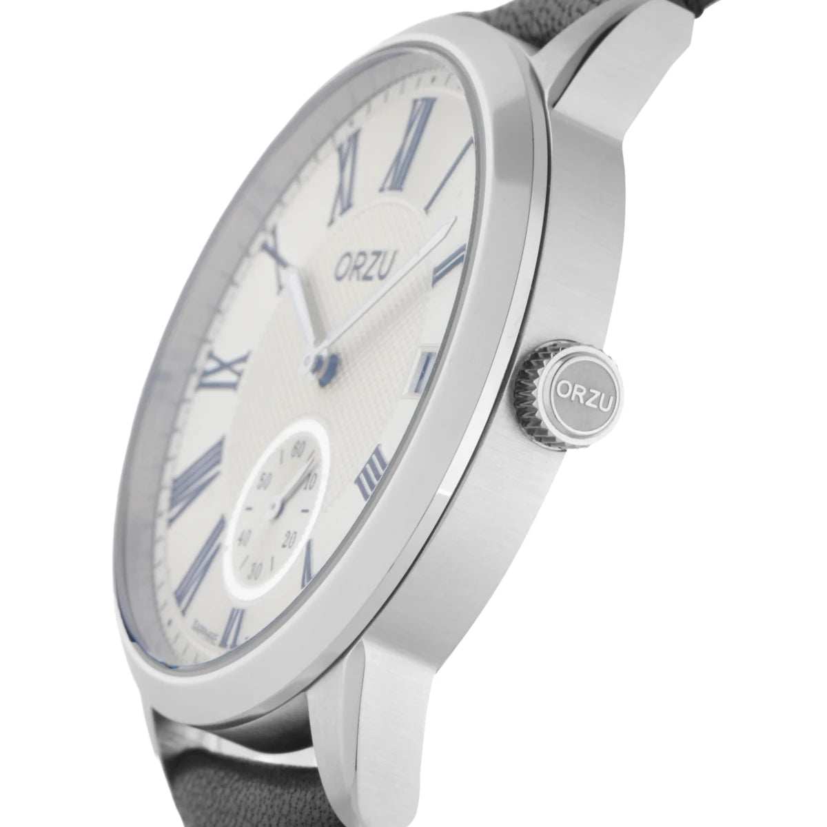 Orzu Watches - ORZU Analog Off Set White Dial Men's Watch
