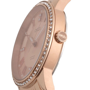 Orzu Watches - ORZU Analog Rose Gold Dial Women's Watch