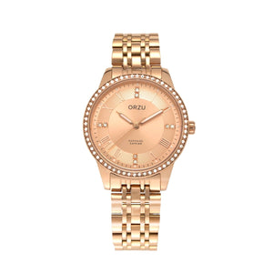 Orzu Watches - ORZU Analog Rose Gold Dial Women's Watch