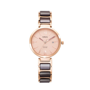 Orzu Watches - ORZU Analog Rose Gold Dial Women's Watch