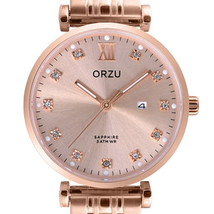 Orzu Watches - ORZU Analog Rose Gold Dial Women's Watch
