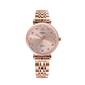 Orzu Watches - ORZU Analog Rose Gold Dial Women's Watch