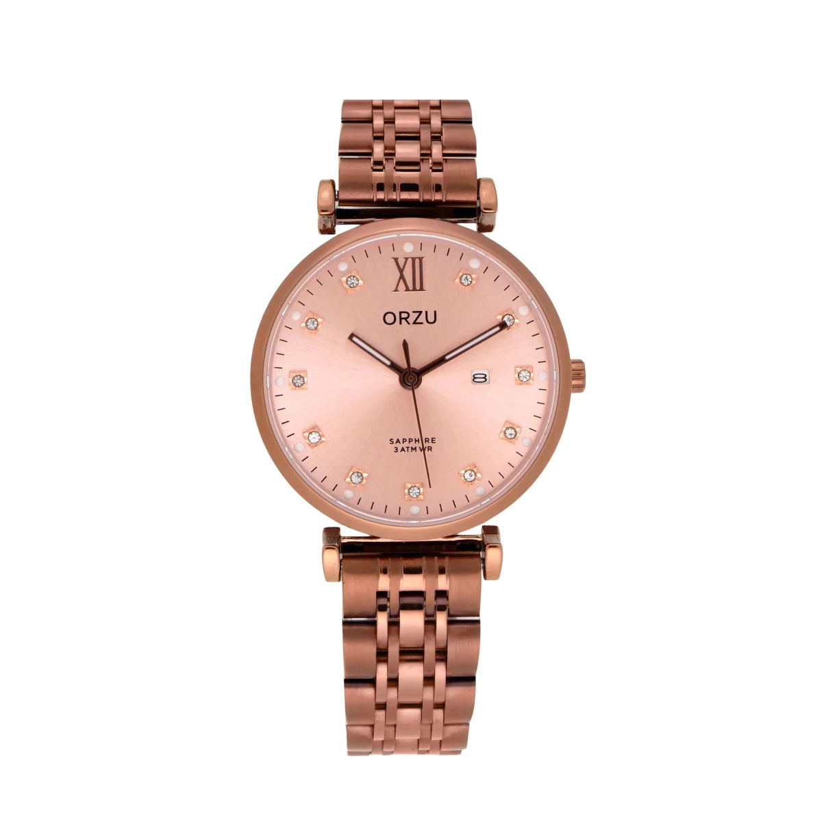 Orzu Watches - ORZU Analog Rose Gold Dial Women's Watch