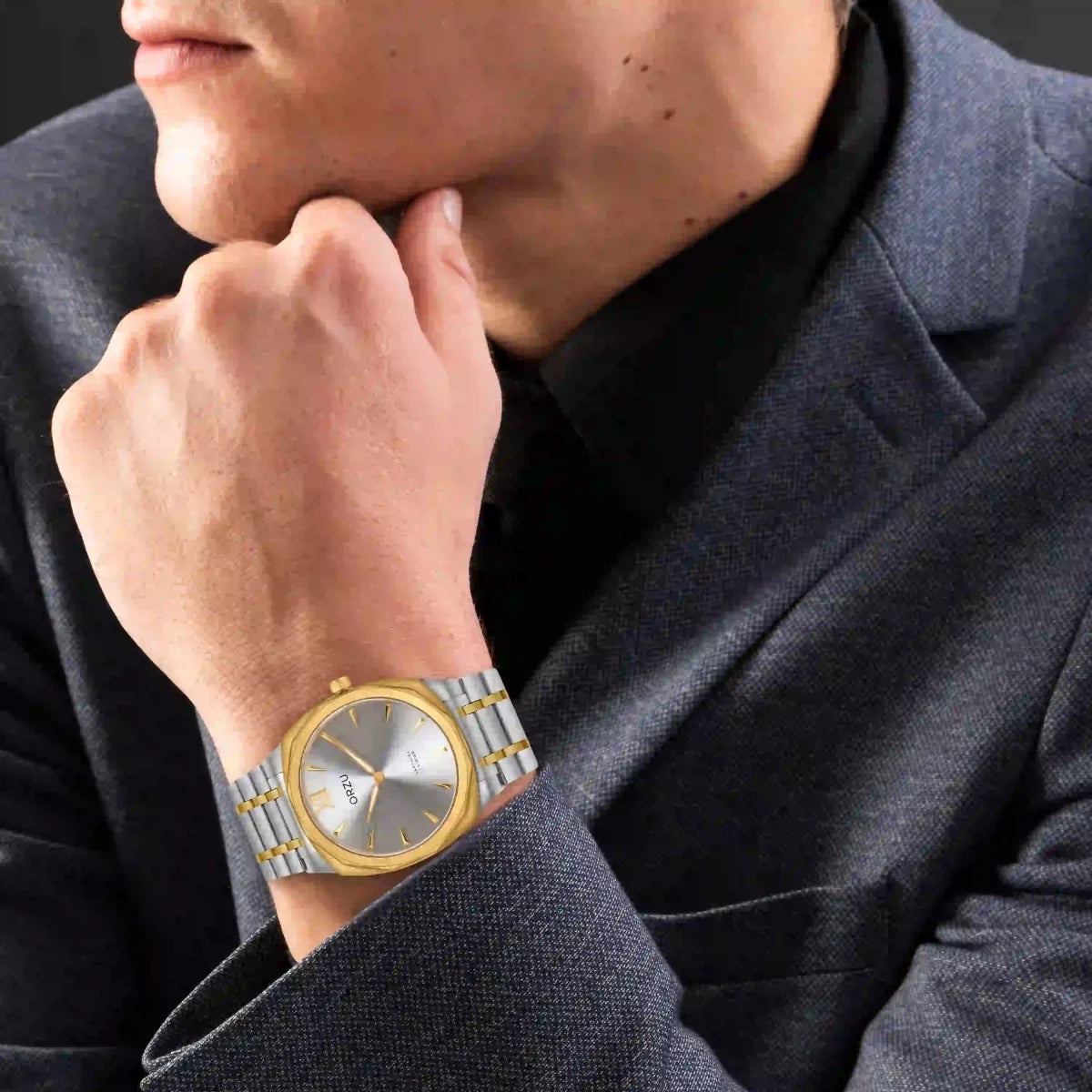 Orzu Watches - ORZU Analog Silver Dial Men's Watch