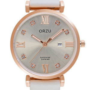 Orzu Watches - ORZU Analog Silver Dial Women's Watch