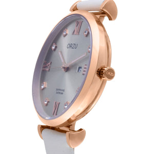 Orzu Watches - ORZU Analog Silver Dial Women's Watch