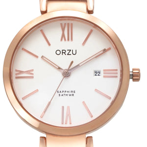Orzu Watches - ORZU Analog White Dial Women's Watch
