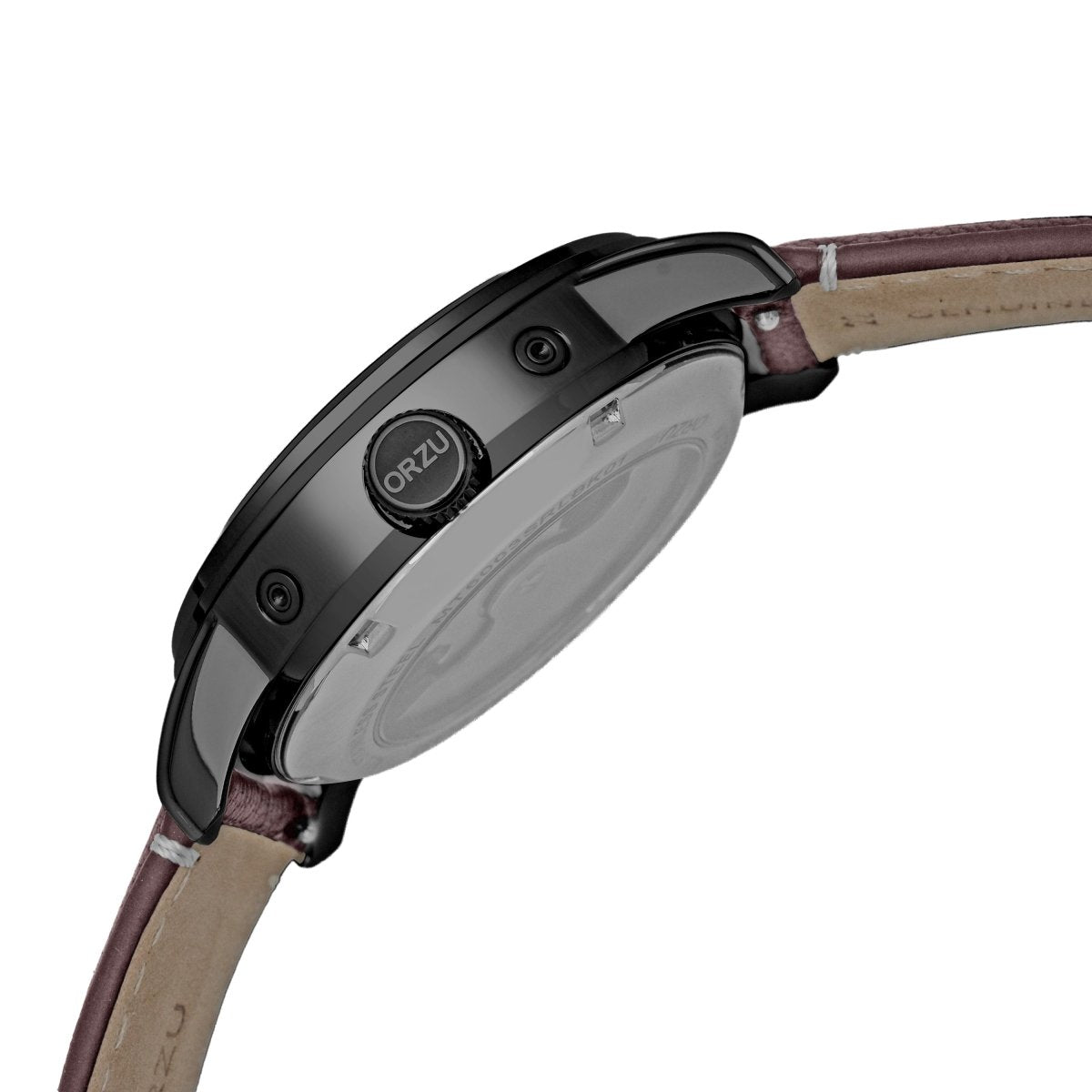 Orzu Watches - ORZU Automatic Black Dial Men's Watch