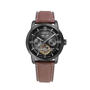 Orzu Watches - ORZU Automatic Black Dial Men's Watch