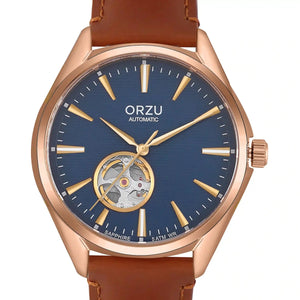 Orzu Watches - ORZU Automatic Blue Dial Men's Watch