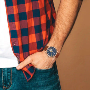 Orzu Watches - ORZU Automatic Blue Dial Men's Watch