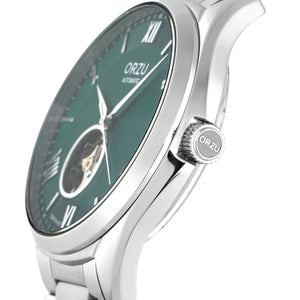 Orzu Watches - ORZU Automatic Green Dial Men's Watch
