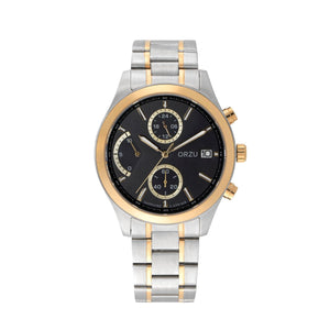 Orzu Watches - ORZU Chronograph Black Dial Men's Watch