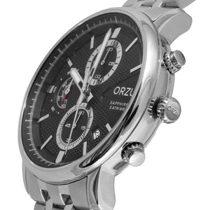 Orzu Watches - ORZU Chronograph Black Dial Men's Watch