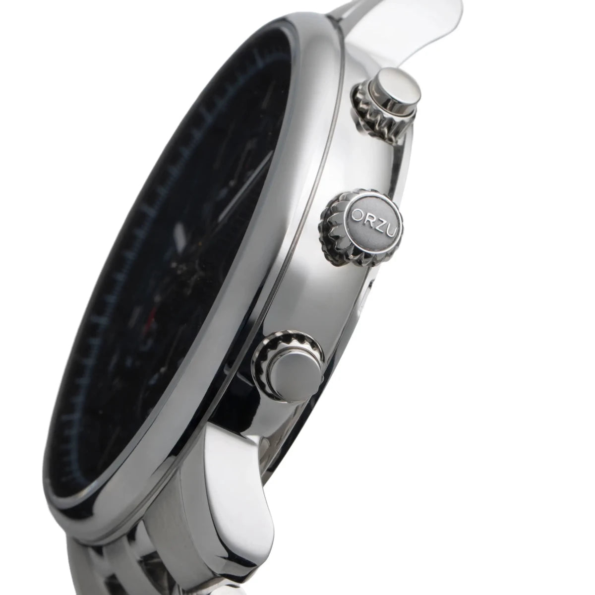 Orzu Watches - ORZU Chronograph Black Dial Men's Watch