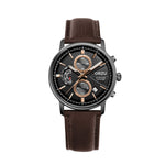 ORZU Chronograph Black Dial Men's Watch