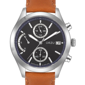 Orzu Watches - ORZU Chronograph Blue Dial Men's Watch