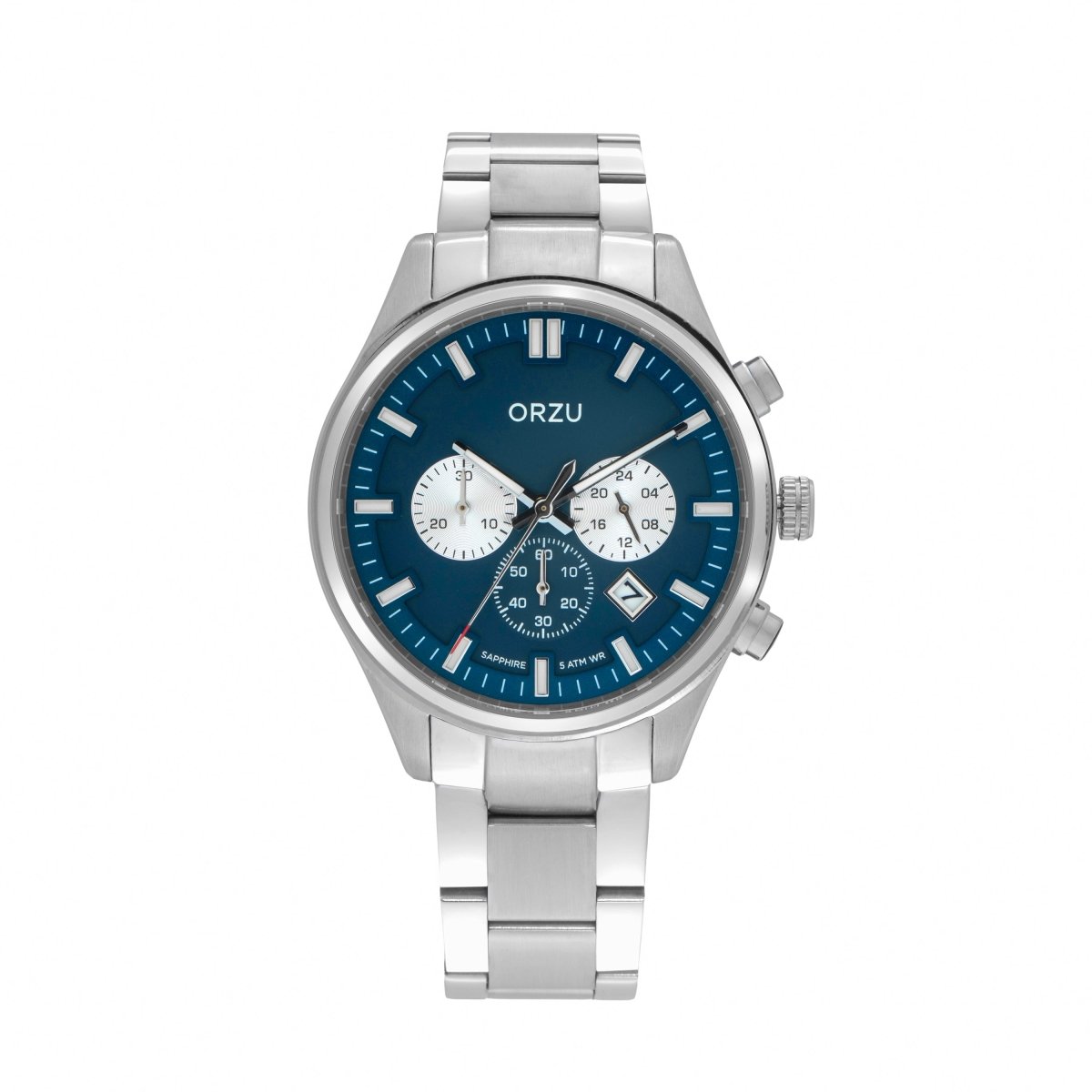 Orzu Watches - ORZU Chronograph Blue Dial Men's Watch
