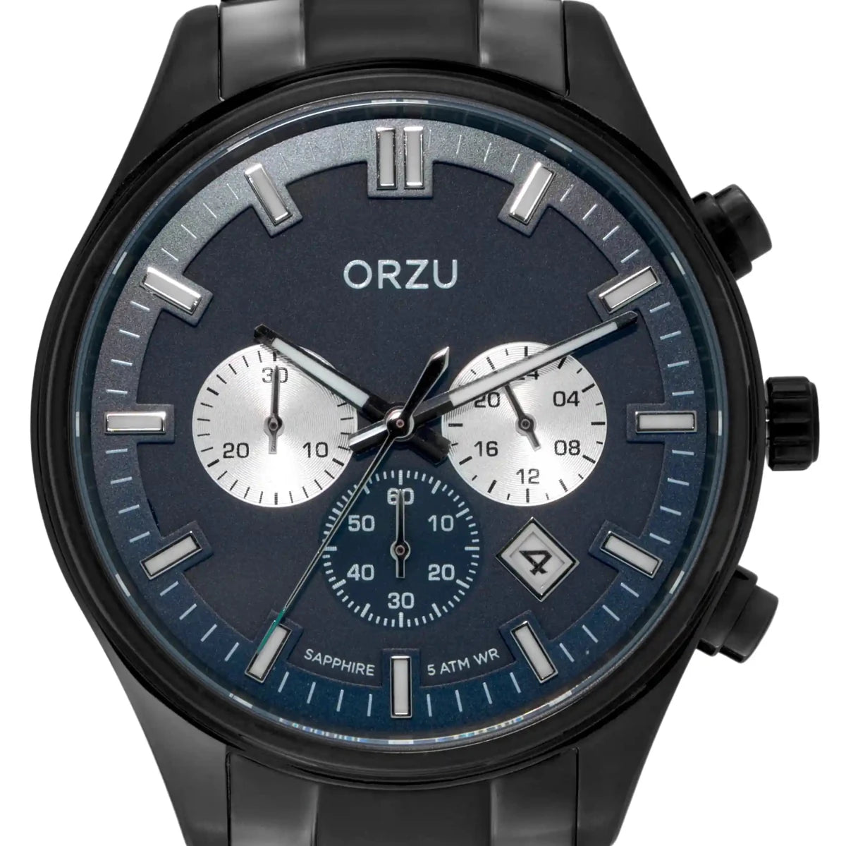 Orzu Watches - ORZU Chronograph Blue Dial Men's Watch