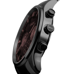 Orzu Watches - ORZU Chronograph Brown Dial Men's Watch