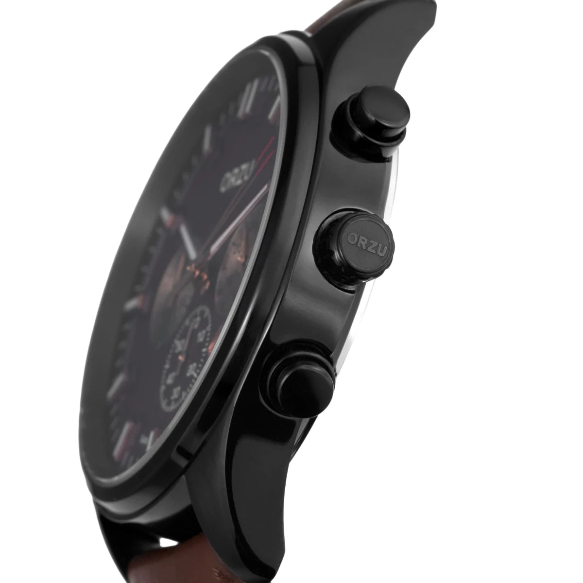 Orzu Watches - ORZU Chronograph Brown Dial Men's Watch