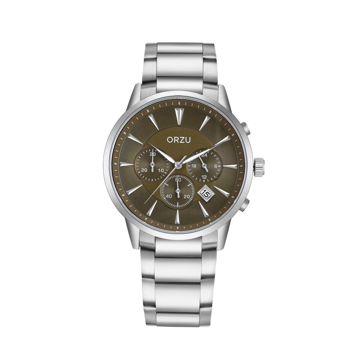 Orzu Watches - ORZU Chronograph Green Dial Men's Watch