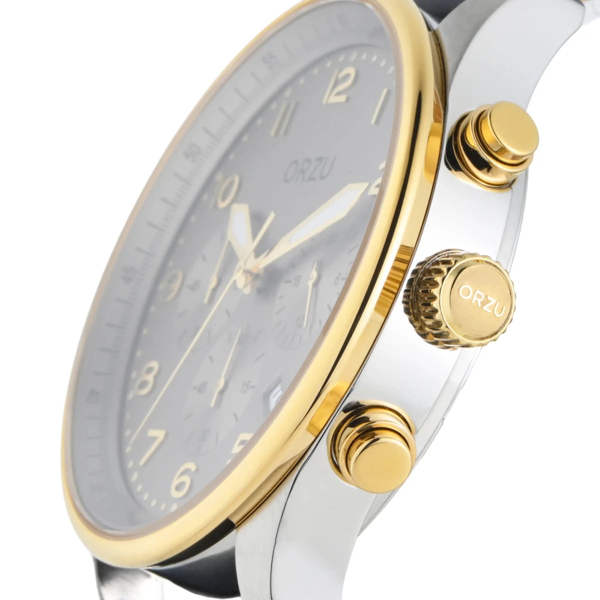 Orzu Watches - ORZU Chronograph Grey Dial Men's Watch