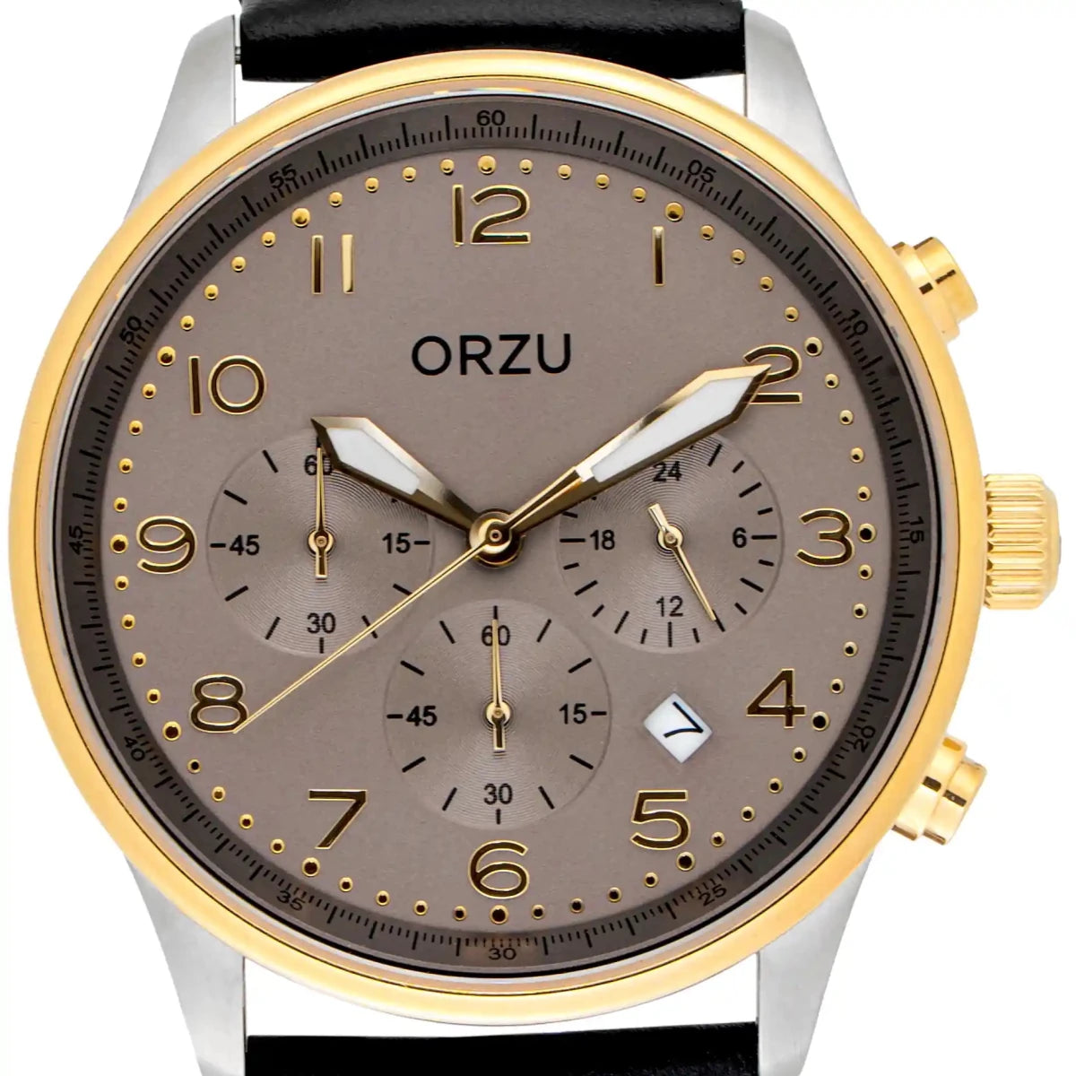 Orzu Watches - ORZU Chronograph Grey Dial Men's Watch