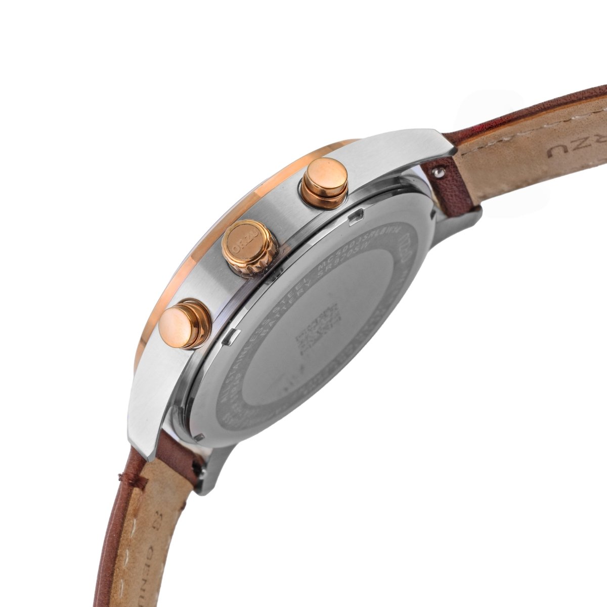 Orzu Watches - ORZU Chronograph Silver Dial Men's Watch
