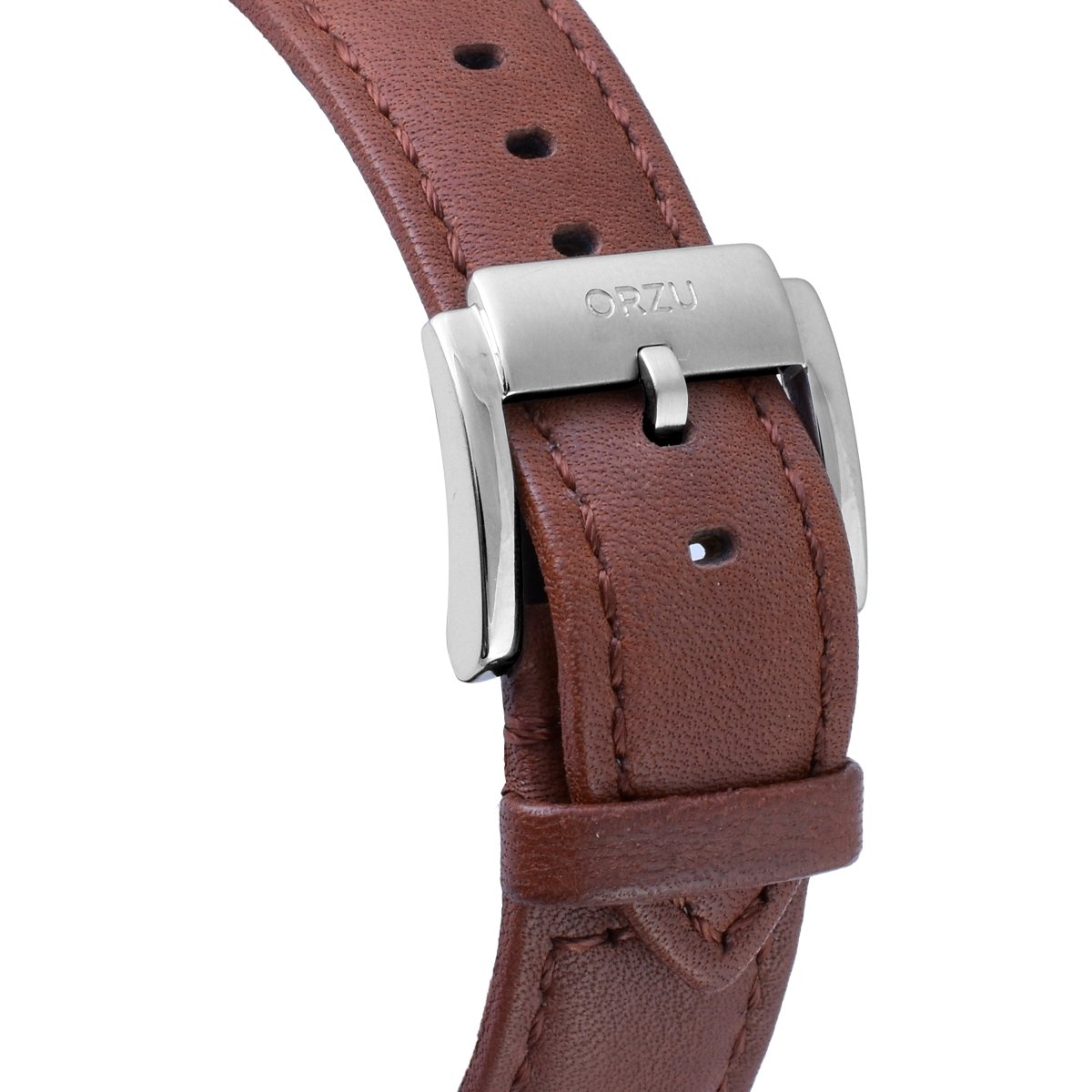 Orzu Watches - ORZU Chronograph Silver Dial Men's Watch