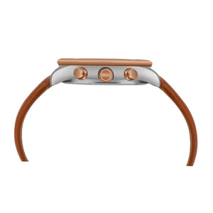 Orzu Watches - ORZU Chronograph White Dial Men's Watch